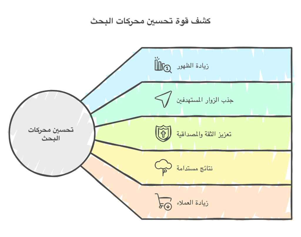 فوائد تحسين محركات البحث

